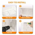 thumbnail image 5 of Sutowe In Wall TV Media Box 9 Inch Recessed Media Box Cable Management Kit Organize Streaming Device Easy Installation for Wall, 5 of 8