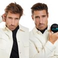 thumbnail image 3 of RAVEGO Cepillo de pelo para hombres - Cepillo de pelo liso hacia atrás - Cepillo de cerdas de jabalí para cabello fino y medio Cepillo de pelo de jabalí natural para peinar la barba, 3 of 5