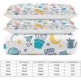 thumbnail image 2 of HAHDAXIA Cute Child Pattern Bedding Solid Comforter Set for All Seasons,3 Pieces(1 Comforter+2 Pillowcases),Soft Microfiber Bedding Set Queen(90"x90"), 2 of 7