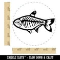 thumbnail image 2 of X-Ray Tetra Skeleton Fish Rubber Stamp for Scrapbooking Crafting Stamping - Large 1-1/4 Inch, 2 of 7