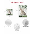 thumbnail image 7 of Easter Kitchen Dish Towels for Drying Dishes Set of 3, Country Rabbit Botanical Leaves Wooden Grain Waffle Weave Microfiber Hand Tea Bathroom Towels Quick Dry & Absorbent Towel 15.7x23.6, 7 of 7