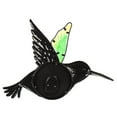 thumbnail image 2 of Evergreen Hummingbird Outdoor Wall Thermometer, 2 of 2