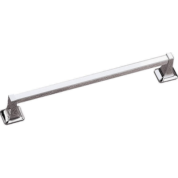 Boston Harbor 3599438 Towel Bar, 18 in L, Concealed Screw Mount, Durable Zinc and Aluminum, Chrome P