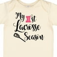 thumbnail image 4 of Inktastic My 1st Lacrosse Season Girls Baby Bodysuit, 4 of 5