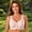 Pink, variant on Women's Cotton Front Closure Wireless Bra, Comfortable No Underwire Full‑Coverage Bra, Wide Strap Support Sleep Bra for Daily Wear for Senior