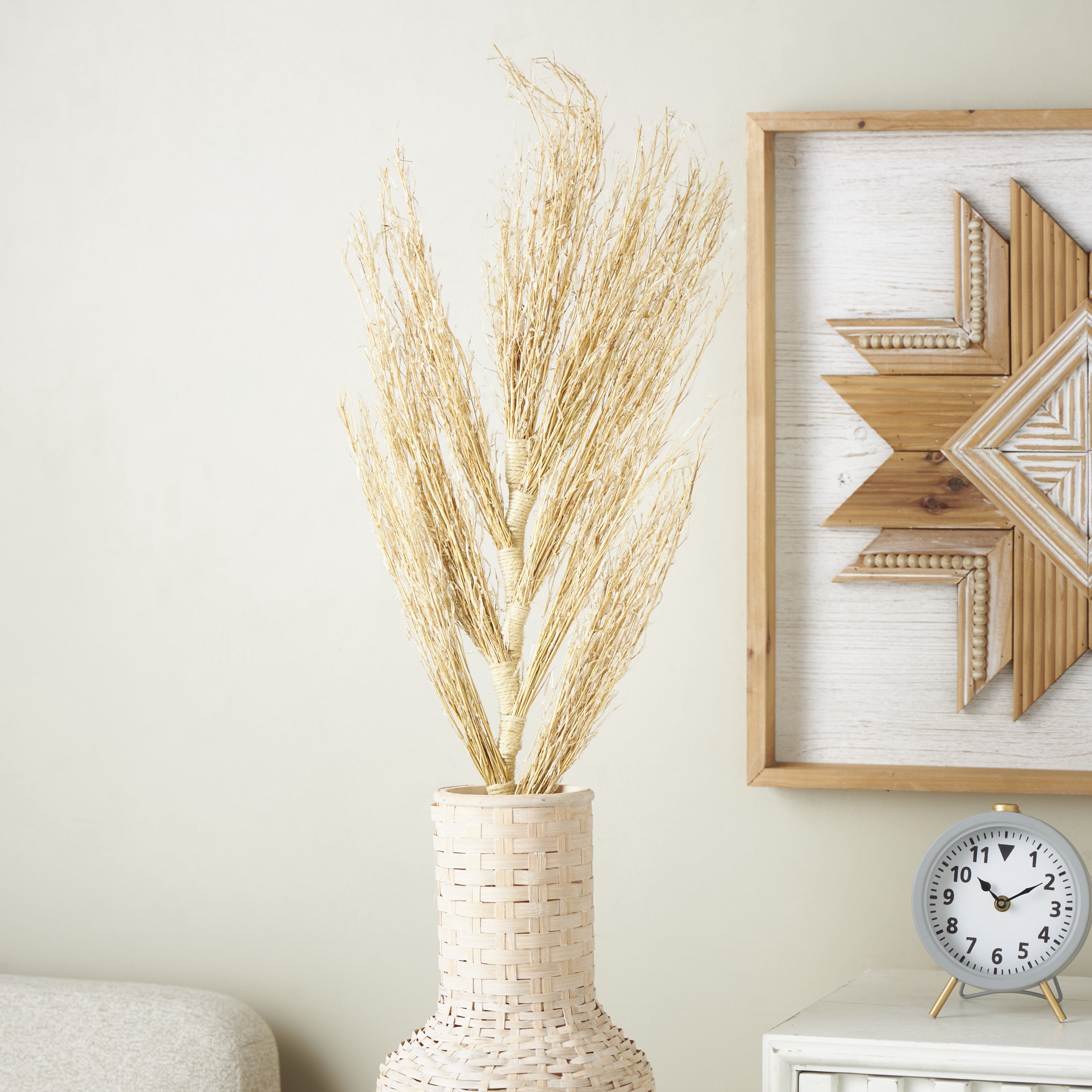 58" Tall Dried Plant Natural Foliage Palm Leaf Bouquet, by DecMode