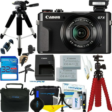 Canon PowerShot G7 X Mark II 20.1MP 4.2x Optical Zoom Digital Camera + Expo Accessories Bundle - International (Canon In D Best Version)