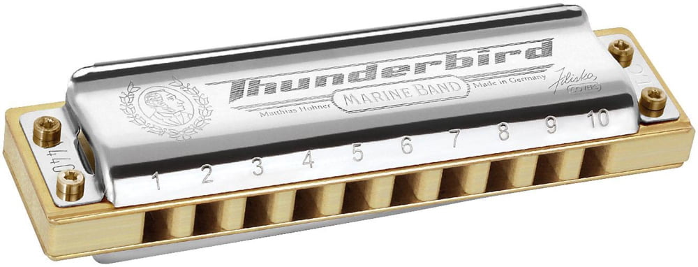 Hohner Marine Band Thunderbird Diatonic Harmonica - Key of LE