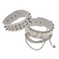 thumbnail image 1 of Pulsera de moda para hombre Fernando Cadena de mano Punk Retro Doble Blanco, 1 of 8