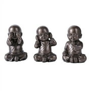 See Hear Speak No Evil Monks Statue Set of Three