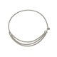 thumbnail image 3 of Women Fashion Belt Hip High Waist Gold Silver Narrow Metal Chain Chunky Fringes Diamond Waist Chain, 3 of 5