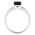 thumbnail image 4 of Solitaire Engagement Ring for Women - 2.5ct Natural Onyx in 14K White Gold Promise Ring, 4 of 6