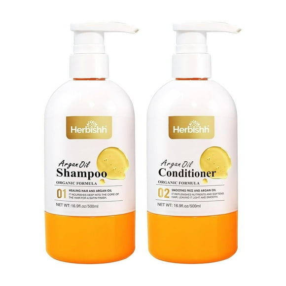 Herbishh   Argan Oil Shampoo & Conditioner,2 Piece Set
