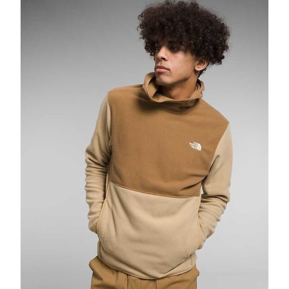 The North Face Alpine Polartec 100 Men's Khaki Stone Pullover Hoodie S SGN251