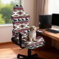 thumbnail image 3 of SCRAWLGOD Kentucky Horse Racing Gaming Chair Cover Horse Aztec Print Stretch Non Slip Furniture Protector Breathable Office Chair Slipcover with Armrest Covers, 3 of 9