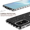 thumbnail image 5 of Glitter Phone Case For Galaxy S20 Plus/S20+ Case, Ring Kickstand Bling Cover for Girls Women Diamond Sparkly for Galaxy S20 Plus - Black, 5 of 5