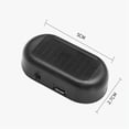 thumbnail image 3 of 2PCS Car Solar Power Simulated Dummy Alarm Car Solar Light Solar Light, 3 of 9