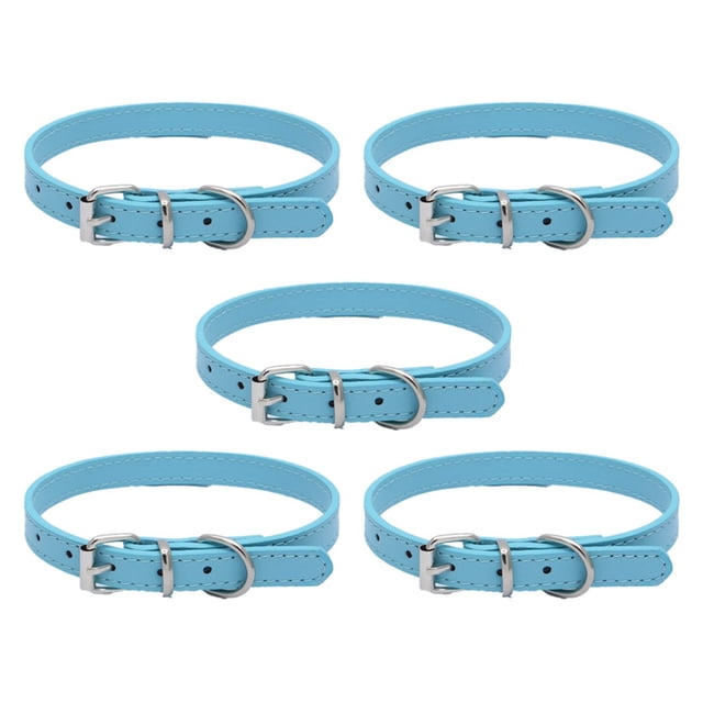 Collar de cuero para perros, collares ajustables para cachorros, collares para perros pequeños, collar multicolor para mascotas