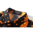 thumbnail image 3 of SSLR Mens Halloween Shirt Pumpkins Shirt Short Sleeve Button Down Shirt, 3 of 8