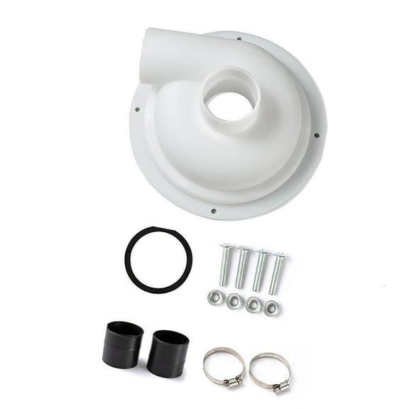 WE-POLUJ Vacuum Dust Separator Cyclones Separator Lid with Elbow Woodworking Easy Install Cyclones Cover Dust Collector Woodwork