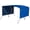 Blue, variant on QinaQin Universal Boat Bimini Top,with Complete Mounting Hardware Kit & Storage Boot,Durable 1 Inch Aluminum Frame Bimini Tops for Boats,Gray