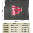 thumbnail image 3 of University of Tampa Fleece Blanket, Very Soft Microfiber Flannel Blanket for Couch Warm and Cozy for All Seasons, 3 of 6