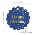 thumbnail image 6 of Inkdotpot Real Gold Foil Happy Birthday Tags Favor Hang Paper Tags 100 Pieces, 6 of 7