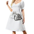 thumbnail image 1 of Vestido Austin Healey de manga corta, vestido de verano, vestido diario para mujer, vestidos formales para ocasiones especiales., 1 of 7
