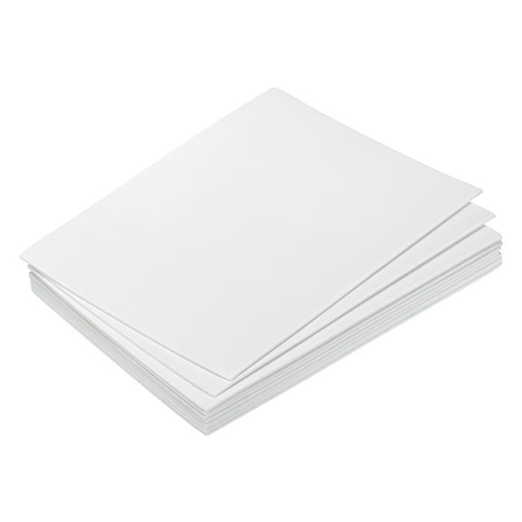 Uxcell EVA Foam Sheets White 7.8 Inch x 5.9 Inch 2mm Thickness for Crafts DIY Pack of 10