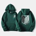 thumbnail image 1 of Sudadera con capucha de Attack on Titan para hombre, sudaderas con capucha de Anime para hombre y mujer, ropa de calle, jersey Harajuku Shingeki No Kyojin, sudaderas con capucha, 1 of 5