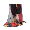 thumbnail image 4 of Ksopiavobs Women Soft Floral Print Shawl Chiffon Sheer Scarf, 4 of 7