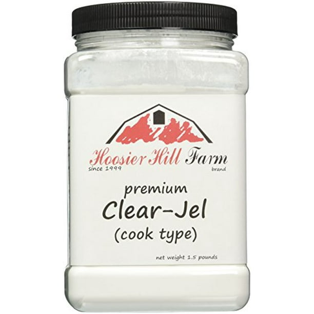 Hoosier Hill Farm Clear Jel Cooktype 1 5 Lbs Plastic Jar Walmart Com
