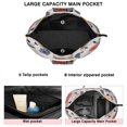 thumbnail image 3 of Pioneer Flower Floral Print Pattern Travel Tote Bags for Women Carry On,Large Weekender Bags for Women Travel,Multi Functional Duffle Bag for Work,Shopping,Sports, 3 of 5