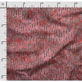 thumbnail image 2 of Soimoi Texture Printed, Japan Crepe SatinFabric By The Yard-54 Inch WideDecorative Sewing Fabric For Dresses, Kimonos, Gowns-Red, 2 of 6