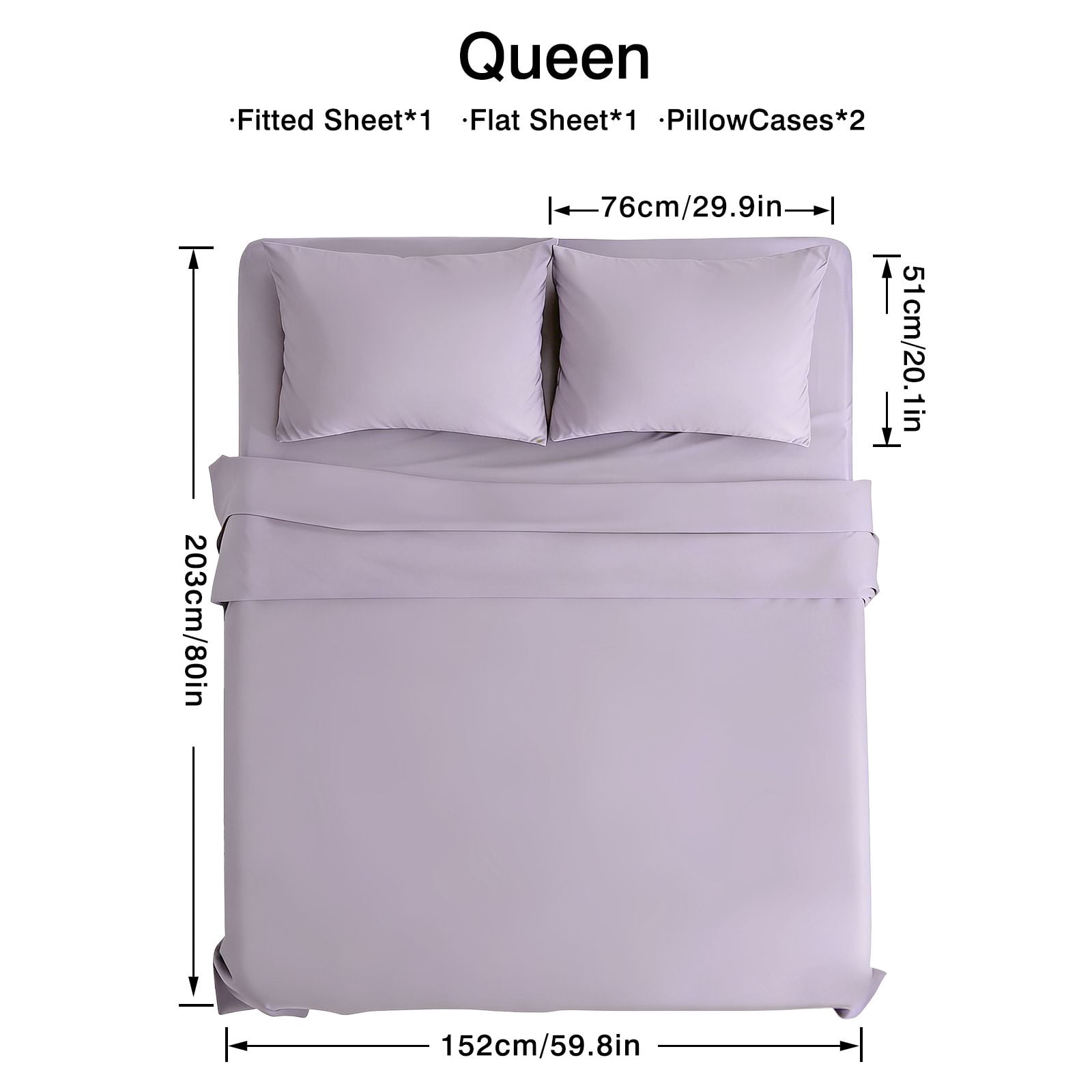 4Pcs Ultra-Soft 85g Sheet and Pillowcase Set, Soft Solid Color, Machine Washable, Suitable For All Seasons, Christmas Comfortable Bedding Set, Available For Single, Double, King, and Queen Beds