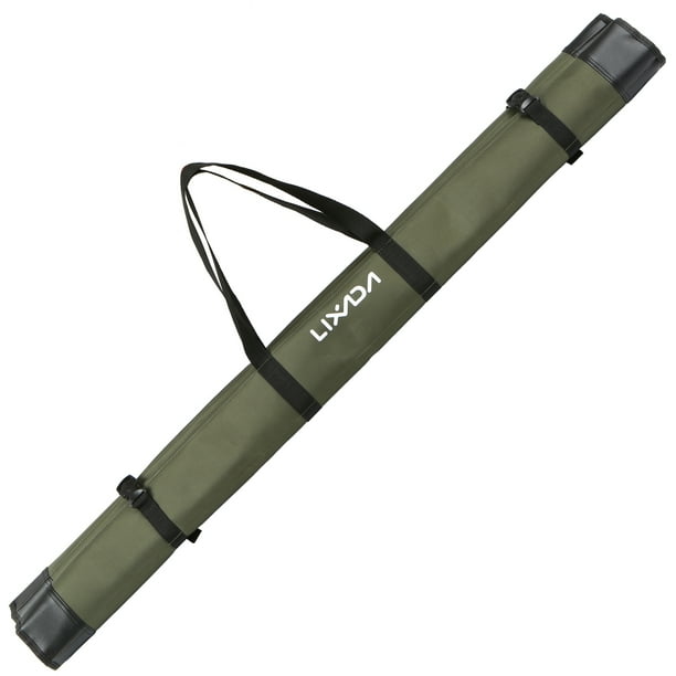Lixada Fishing Rod Case Portable Soft Case Folding Pole Storage Bag