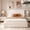 White, variant on VELOCAVA Full Size Bed Frame with Lift Up Storage, Corduroy Upholstered Platform Bed with Wingback Headboard, No Box Spring Needed, Hydraulic Storage, White