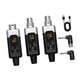 thumbnail image 3 of Transmisor y receptor de micrófono Adaptador de micrófono inalámbrico para equipos de grabación 3 piezas, 3 of 9