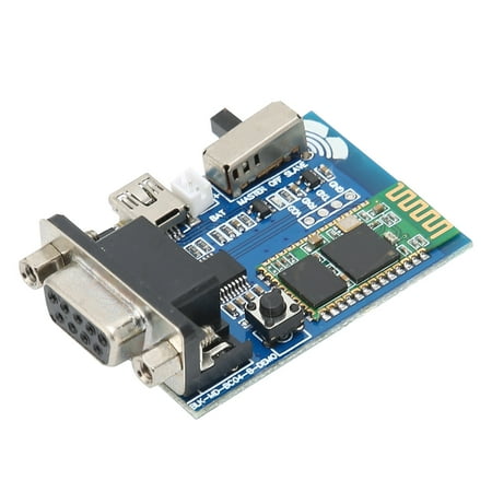 

LYUMO Serial Port Module RS232 BT Adapter Serial Port Module BC‑04 Wireless 5V Mini USB RS232 Serial Port Communication For Windows/DOS/ Data Transmission