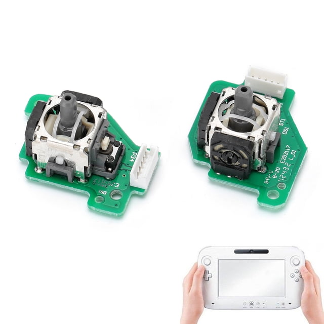 Module de Joystick Analogique 3D Facile à Utiliser Matériaux Joystick Rocker Module Lumière Durable pour Maison Wiiu Manette de Jeu Bureau