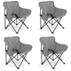 thumbnail image 1 of Sillas Plegables para Camping para Playa Pesca y Exteriores de Lona Impermebale Ligera - Sillas para Exterior Ergonomica con Estructura de Acero y Funda Transportadora Set 4 Sillas, 1 of 1