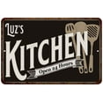thumbnail image 1 of Luz's Kitchen Sign Metal Wall 16 x 24 Matte Finish Metal 116240019353, 1 of 1