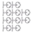 thumbnail image 1 of Stainless Steel OT Toggle Clasps,, OT Toggle Buckle 20Pcs Cute Embellishment  For Necklaces For Bracelets, 1 of 8