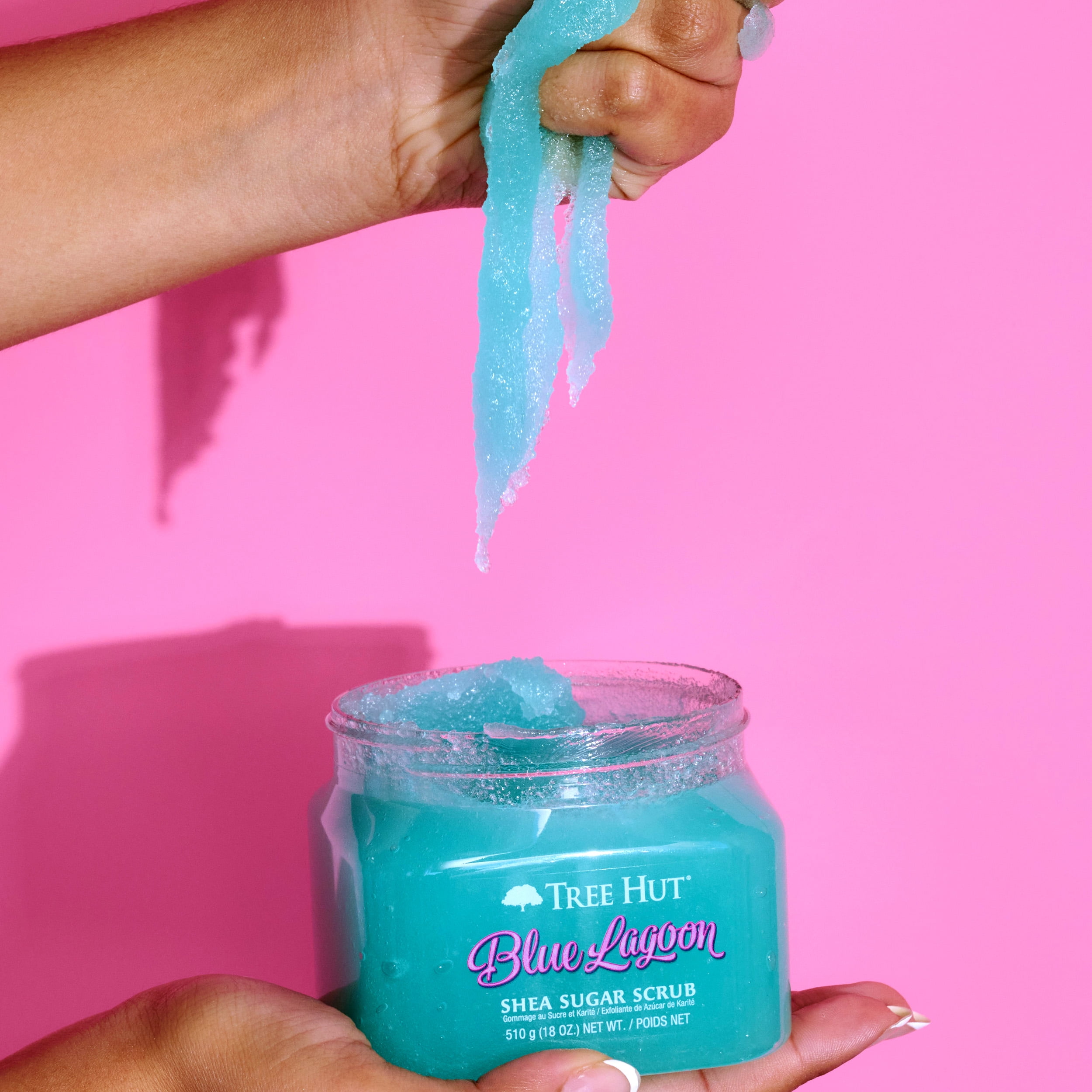 Tree Hut Blue Lagoon Shea Butter Sugar Body Scrub, 18 oz
