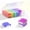 1 Pack 30 Pcs, variant on Clear Plastic Bead Organizer Box with Hinged Lid & Labels, Craft Storage Containers for Jewelry Beads Screws Small Parts, Choice of 12/24/30/60/90 Pcs, 1/2/3 Pack, Big30 Option