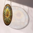 thumbnail image 4 of Sacred Sunflower 4 Stained Glass Window Hanging, Xmas Hanging Ornament, Gift for Mom, Valentine Ornament Gift, Festival Gift Ornament, Keepsake 2025, 4 of 6