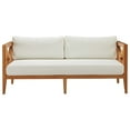 thumbnail image 5 of Modway Northlake Outdoor Patio Premium Grade A Teak Wood Sofa in Natural White, 5 of 7