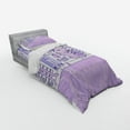 thumbnail image 3 of Ambesonne Summer Bedding Set 4 Pcs, People Sunbathing by Pool, Queen, Pale Teal and Coral, 3 of 3