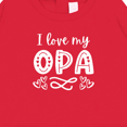 thumbnail image 3 of Inktastic I Love My Opa with Hearts Baby Sweatshirt, 3 of 4