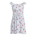 thumbnail image 2 of No Boundaries Juniors' Lace Up Waist Dress, 2 of 5